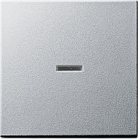 Лицевая панель Gira System55 для 1-кл. выключателя с подсветкой алюминий картинка